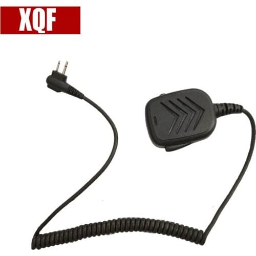 XQF 2pin PTT MIC Speaker Microphone PU Wire for Motorola Radio GP88 EP450 Mu11c,Mu12,CLS1110,CLS1410 Walkie Talkie
