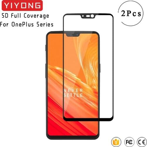YIYONG 9D Full Cover Oneplus 3T 5T 6T Tempered Glass One plus 7 5 6 T 5T 6T Screen Protector For Oneplus 7 6 5 T One Plus Glass