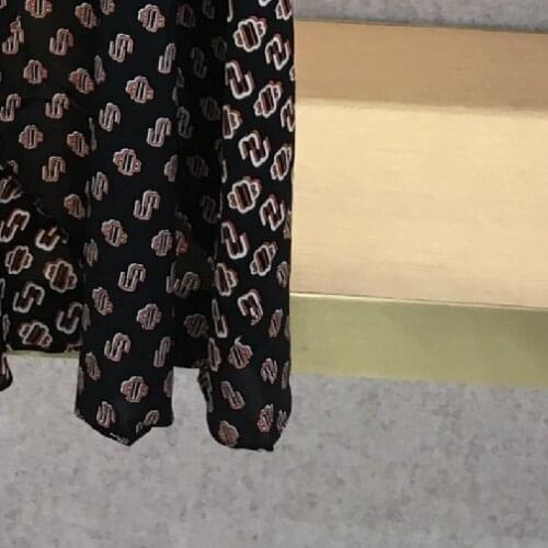 Women Skirt 2021 Autumn and Winter Dark Print Commuter Loose Women All-match Midi Skirt