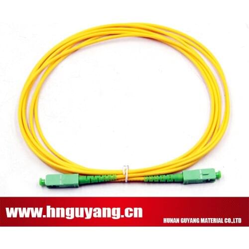 10PCS/bag SC/APC-sc/apc 3M Simplex mode fiber optic patch cord Cable 3.0mm FTTH fiber optic jumper cable