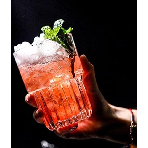 160/250/330ml KTV Bar Single Layer Glass Cup Whisky Cocktail Coffee Clear Mug