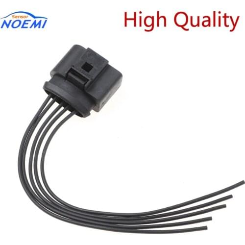 2Pcs/Lot 1J0973775A For Skoda Mass Air Flow Sensor Connector Adapter Plug w Wiring For VW Beetle Golf Passat For Audi A4 A6 A8