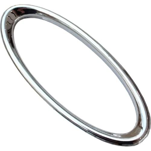 Car Auto Accessories Steering Wheel Trim Steering Wheel Cover Logo Ring For Mondeo Kuga Escape Ecosport Fiesta 2013 Abs Chrome