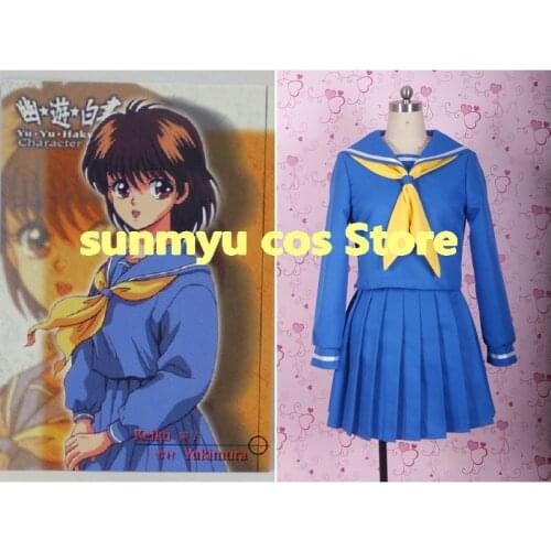 Yu Yu Hakusho Yukimura Keiko Cosplay Costume,Custom Size Halloween Wholesale Good Quality