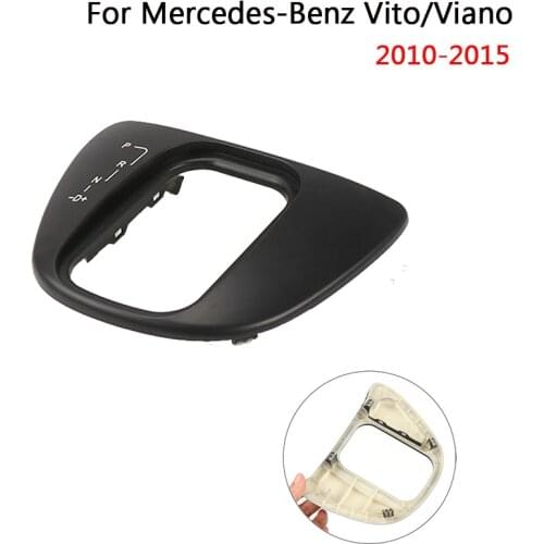 Car Gear Shift Lever Knob Panel Cover Automatic Gear Box Shift Cover For Mercedes-Benz Vito/Viano W636 W639 2010-2015
