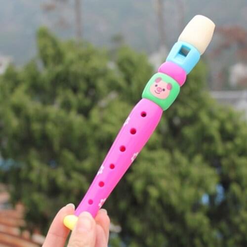 Kid Piccolo Flute Plastic Musical Instrument Children Early Education Toy Gift SEC88