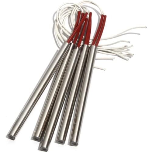 5PCS 18mm Diameter 225~255mm Length 304 Stainless Steel Cartridge Heater 110/220/380V Cylindrical Heating Tube 1250/1300/1400W