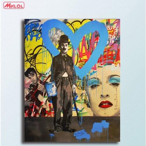 Large size wall art Life is Beautiful Canvas Painting For Living Room Home Decoration Oil Painting On Canvas Wall Painting