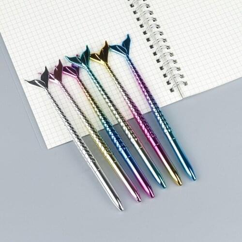 Fishtail Gel Pen Student Stationery Gel Ink Pen Novelty Office Gel Pens Korean Stationery Cute Pens Cute Stationary Supplies