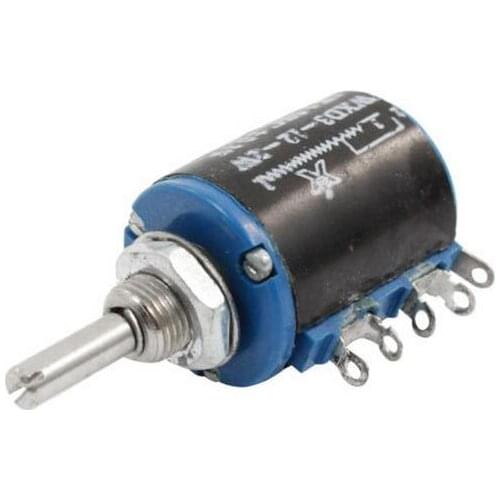 WXD3-12 1K Ohm 2W Rotary Wirewound Multiturn Taper Pot Potentiometer