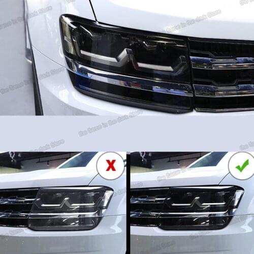 Car headlight anti-scratch protective film for vw atlas accessory sticker auto styling 2018 2019 2020 2021 teramont volkswagen