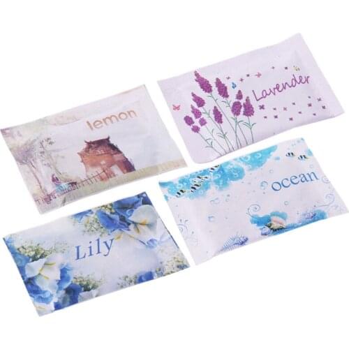 10pcs Natural Spices Air Freshener Perfume Sachets Paper Bag Car Home Fragrances JUL-20A