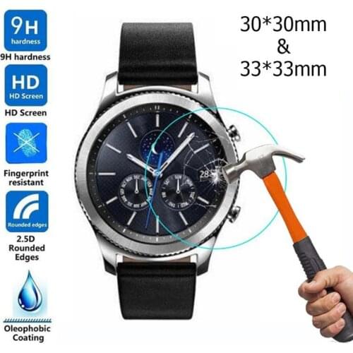 2Pcs/set Transparent Tempered Glass Screen Protector Films for Samsung Galaxy Watch 42mm/46mm Screen Protector Protective New