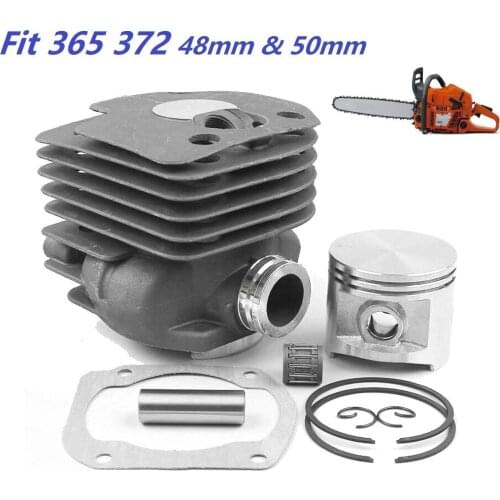 48mm & 50mm Cylinder Piston Kit For Husqvarna 371 372 372XP 365 362 JONSERED 2171 2165 2163 2071 2065 2063 Chainsaw Engine Parts