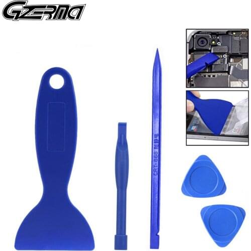 GZERMA 5 Pieces Professional Plastic Disassembly Pry Screen Opening Tools Kit For iPad Tablet PC Mobile Phone Disassemble Repair