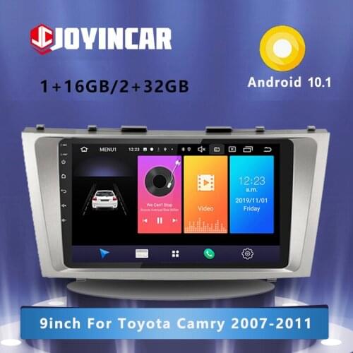 JOYINCAR 2din 9" Android 10.1 CAR Radio Multimedia Player For Toyota Camry 2007 2008 2009 2010 2011 Navigation gps head unit