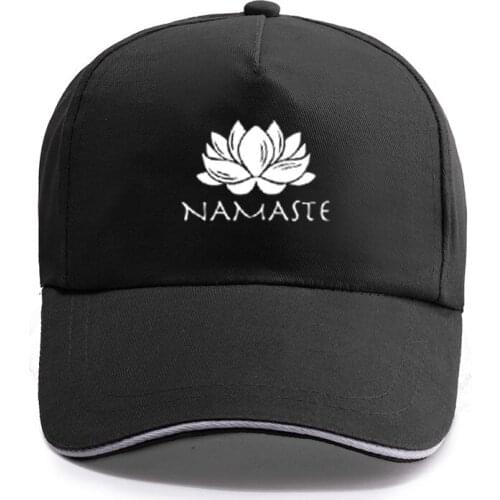 New Fashion Clothing Namaste Funny Print Baseball Cap Unisex Women Men Casual Cotton Hat Snapback Hats Trucker Caps Sun-Hats