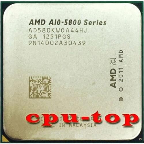 Free Shipping AMD A10-Series A10 5800K A10 5800 Quad-Core CPU Processor AD580KWOA44HJ / AD580BWOA44HJ Socket FM2