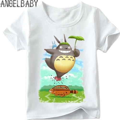Children Anime My Neighbor Totoro Funny T shirt Baby Boys/Girls Cartoon Summer Tops Kids Casual Clothes,HKP2143