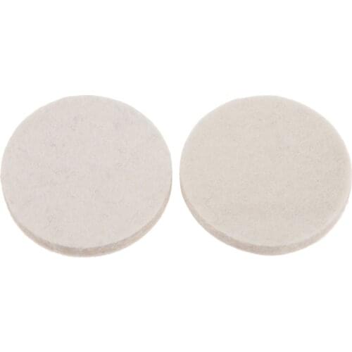 2Pcs 2 Inch Car Buffing Wax Polishing Disc 50mm Round Wool Polishing Wheel Disk Pads For Car Cleaning Metals Glass Polishing