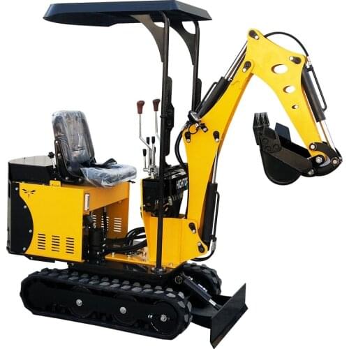 NEW EPA CE 1 Ton 1000KG Backhoe Hydraulic Crawler Mini Excavator for Farm Garden Construction