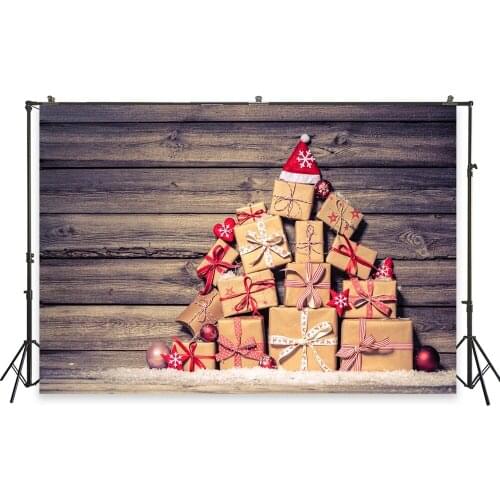 HUAYI Photography Backdrops Christmas Photo Background Christmas Xmas Family Party Decor Banner Studio Photobooth BackdropXT6114