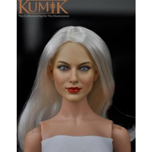 KNL HOBBY 1/6 soldier spare parts KUMIK KM16-23A B European and American female star head sculpt spot for action figures