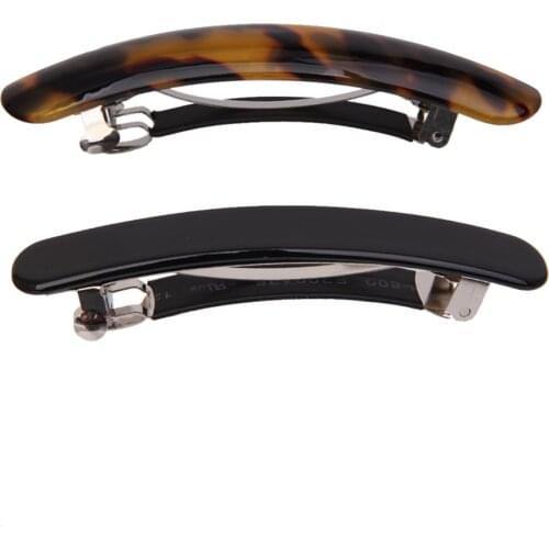 2Pcs Fashion Womens Barrettes Acrylic French Hair Clips Headwear Hair Jewelry