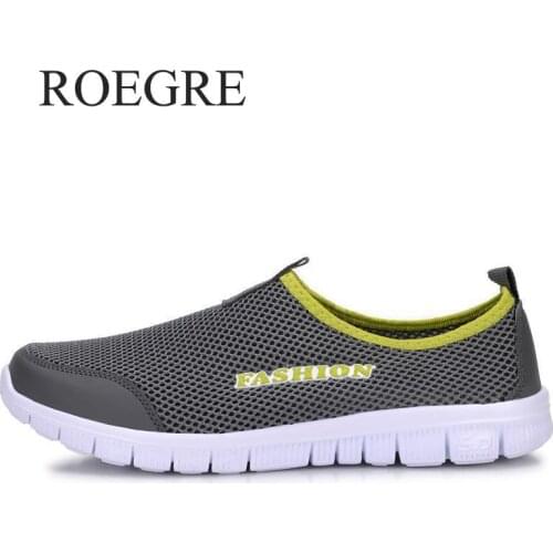 Sneakers Mens Summer Shoes 2019 New Plus Size 35-46 Comfortable Men Casual Shoes Mesh Breathable Loafers Flats Shoes Footwear