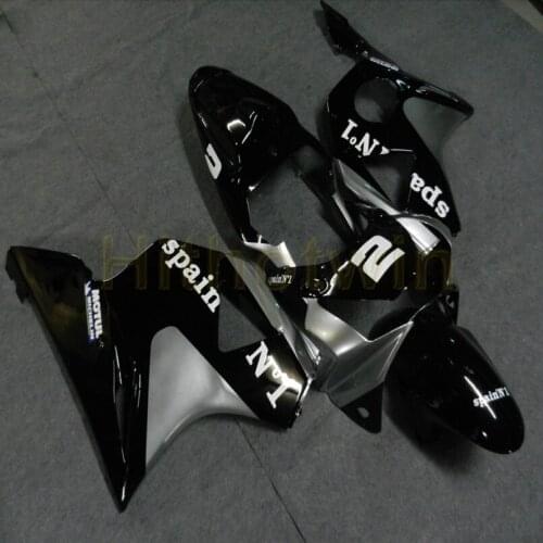Injection molding motorcycle cowl for CBR 954RR 2002-2003 CBR954 RR 02 03 ABS Plastic Fairings Botls silver black bodywork M2