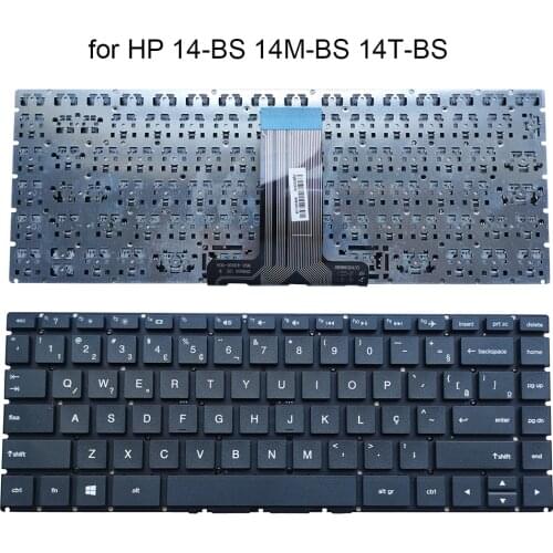 Brazilian keyboard notebook for HP pavilion 14-BS 14M-BA 14T-BA 14-CB 14-BW 14-BK 14-BF 240 G6 brazil laptop computer keyboards