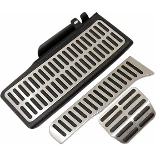 NEW-Car Stainless Steel Pedal For Volkswagen Vw Golf 5 6 Mk5 Mk6 Jetta Mk5 For Skoda Octavia A5/At/Mt 3Pc