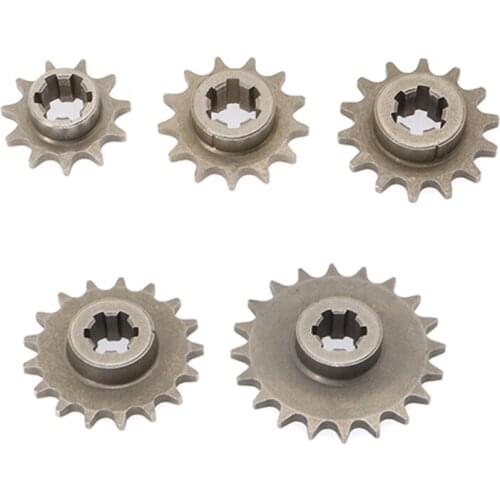 Front Gear Box Sprocket T8F 11T 13T 14T 17T 20T Pinion Sprocket For 47cc 49cc Minimoto ATV Mini Bike Moped Scooter