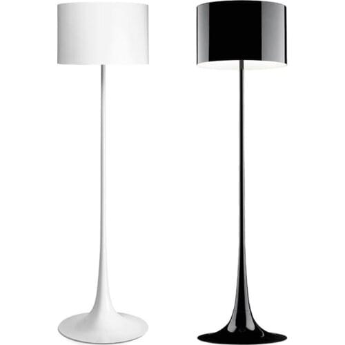 Nordic style bedside lamp Gentleman floor lamp modern simple bedroom lamp study room living room European black and white light