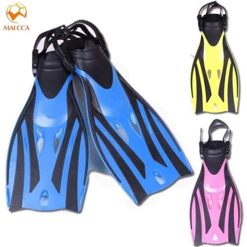 Professional Diving Flippers Children Adjustable scuba kids swimming shoes Submersible Snorkeling monofin child Diving Fins