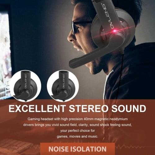 3.5mm Wired Head-mounted Gaming Headphones For Computer/PS4/XBOX ONE Bass Stereo PC Gamer Laptop Wired Headset With Mic