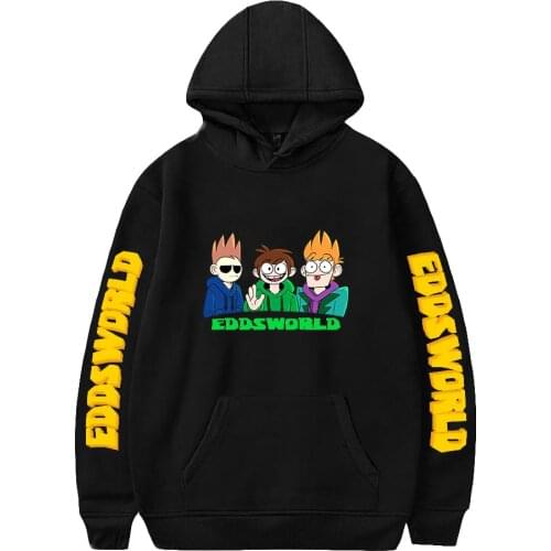 Eddsworld Hoodies Women Men Long Sleeve Hooded Sweatshirts Hot Sale Fashion Streetwear Clothes