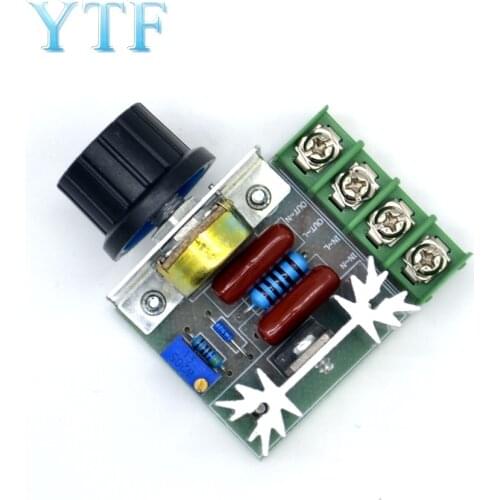 PWM 2000W AC Motor Speed Controller 50-220V 25A Adjustable Motor Speed Controller Voltage Regulator