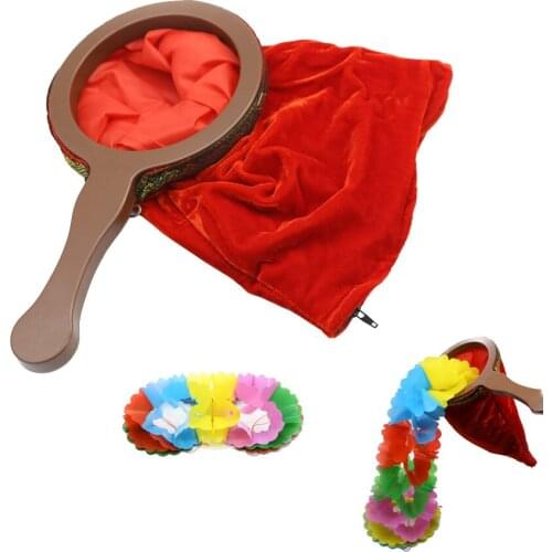 1 Pcs Magic Change Bag With Zipper Close Up Magic Tricks Appear Or Disappear Something Stage Magician Gimmick Illusions