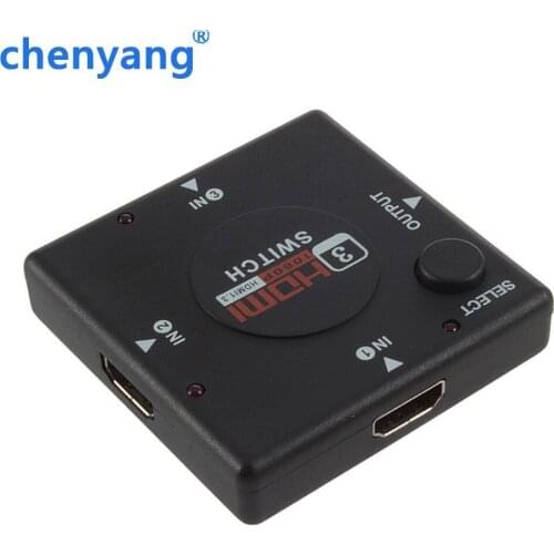 Onsale 1pc 3 IN 1 OUT HDMI- compatible Splitter 3 Port Video HDMI Switch Switcher Supports Full HD 1080P HDTV DVD Mayitr