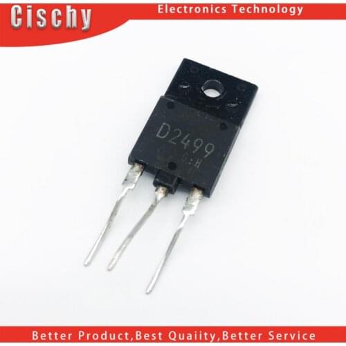 10PCS 2SD2499 D2499 TO-3P High-definition color television manager NEW 1700/600V 6A 50W