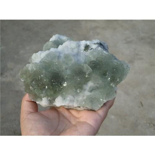 1040 grams AAA Natural Green Fluorite Mineral Specimen Stone Fengshui Home Decoration Reiki Healing