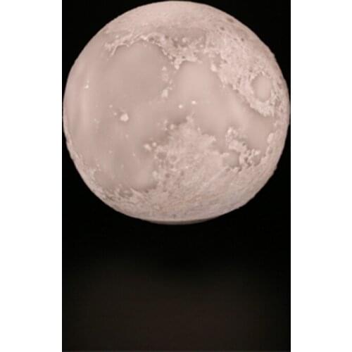 15CM LED 3D PVC Warm Cool White Dimmable moon lighting/ Vibration Brightness 16colors remote control Moon Lamp lighting