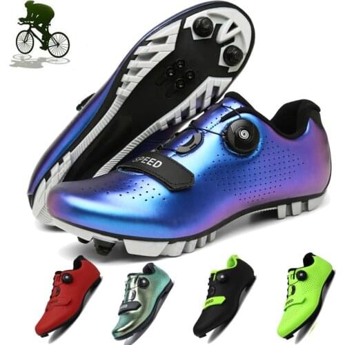2021 New MTB Cycling Shoes Road Bike Shoes Self-Locking Breathable Racing Professional Bicycle Sneakers Sports Shoes