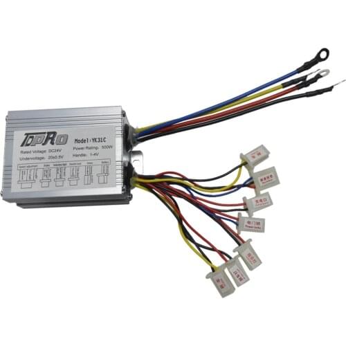 24V 500W DC Electric Bike Motor Brushed Controller Box for Electric Bicycle Scooter Controller YK31C