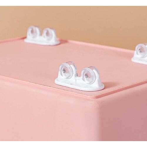 4Pcs/Set Paste Type Universal Pulley Adhesive Swivel Casters Universal Furniture Wheel Castor Roller For Platform Trolley