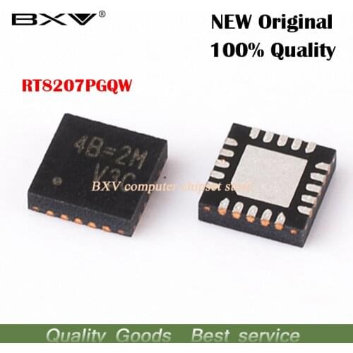5pcs RT8207PGQW RT8207P (4B=1D 4B=EL 4B=...) QFN-20 new original free shipping