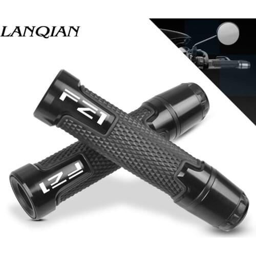 7/8'' Motorcycle Aluminum Plastic Handle Grips With Logo For YAMAHA FZ1 FAZER FZ1 2001 2002 2003 2004 2005 2006 2007 2008-2015