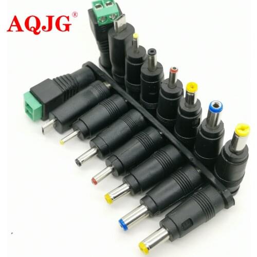 8pcs/Set 5.5x2.1mm Universal Male Jack connector For DC Plugs AC Power Adapter Computer Cables Connectors Notebook Laptop