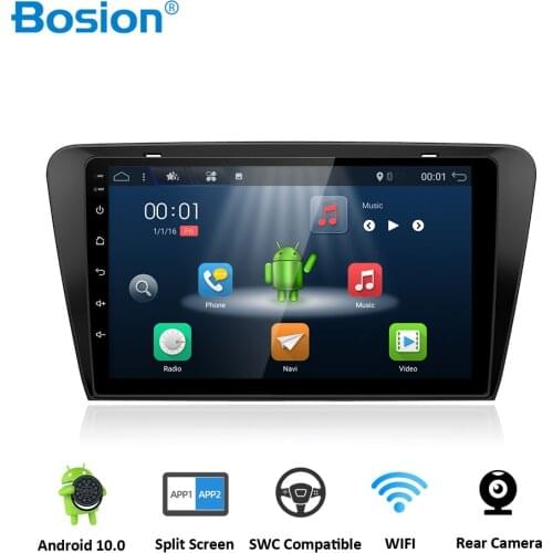Bosion Quad Core Android 10 car audio FOR SKODA Octavia A7 2013-2014 car dvd player head device car multimedia car stereo IPS